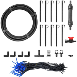 Система капельного полива на 60 растений от ёмкости, трубчатая