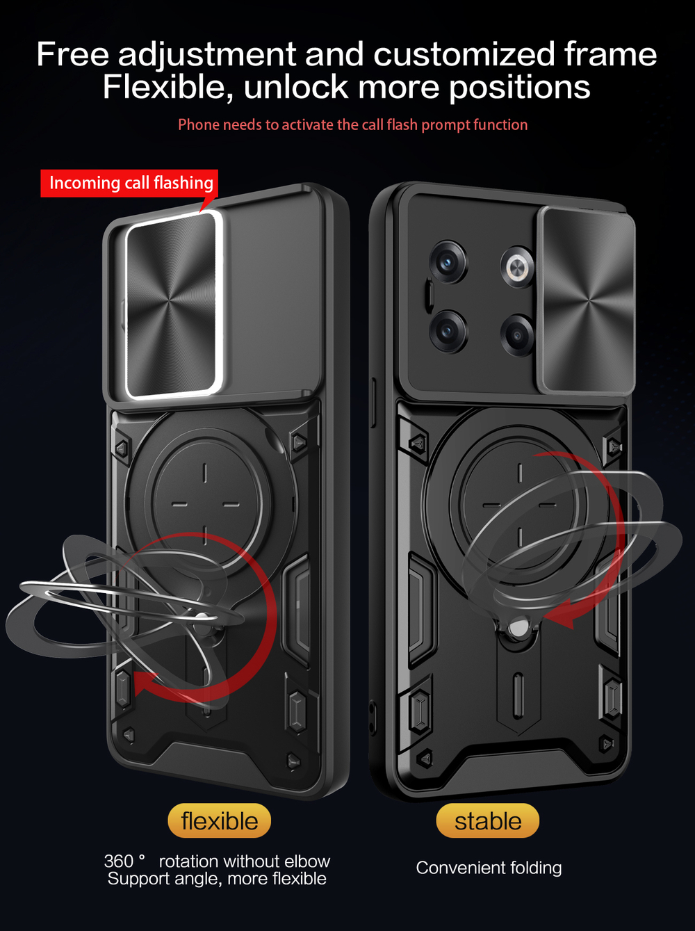 Чехол с кольцом Big Ring Case для OnePlus 10T