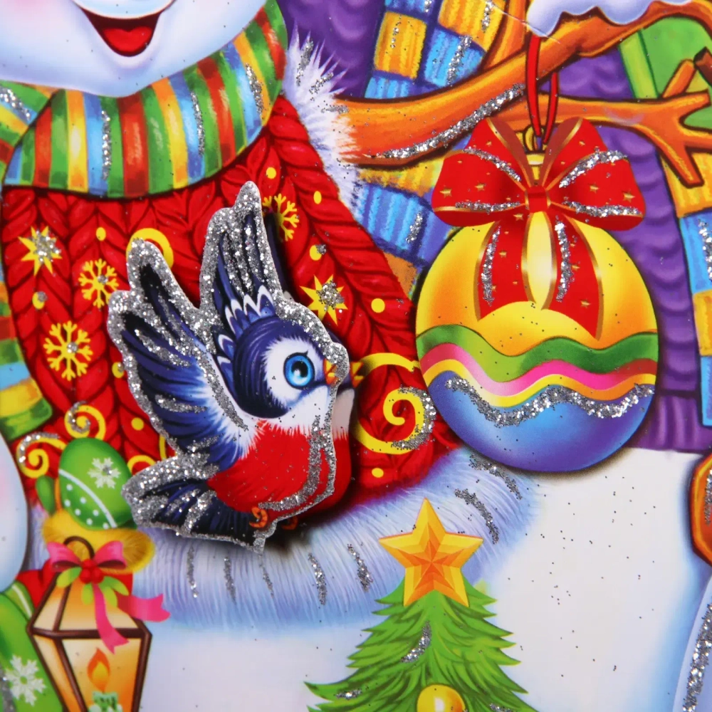 Плакат «Снеговики» 33 см