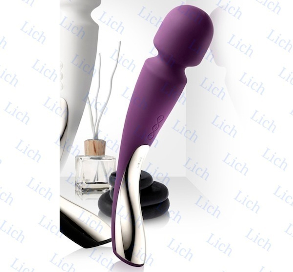 Профессиональный массажер Smart Wand Medium фиолетового цвета