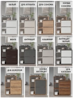 Обувница в прихожую тумба закрытая с полками