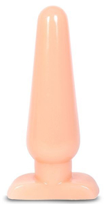 Телесная анальная пробка SMALL PLUG - 9 см.