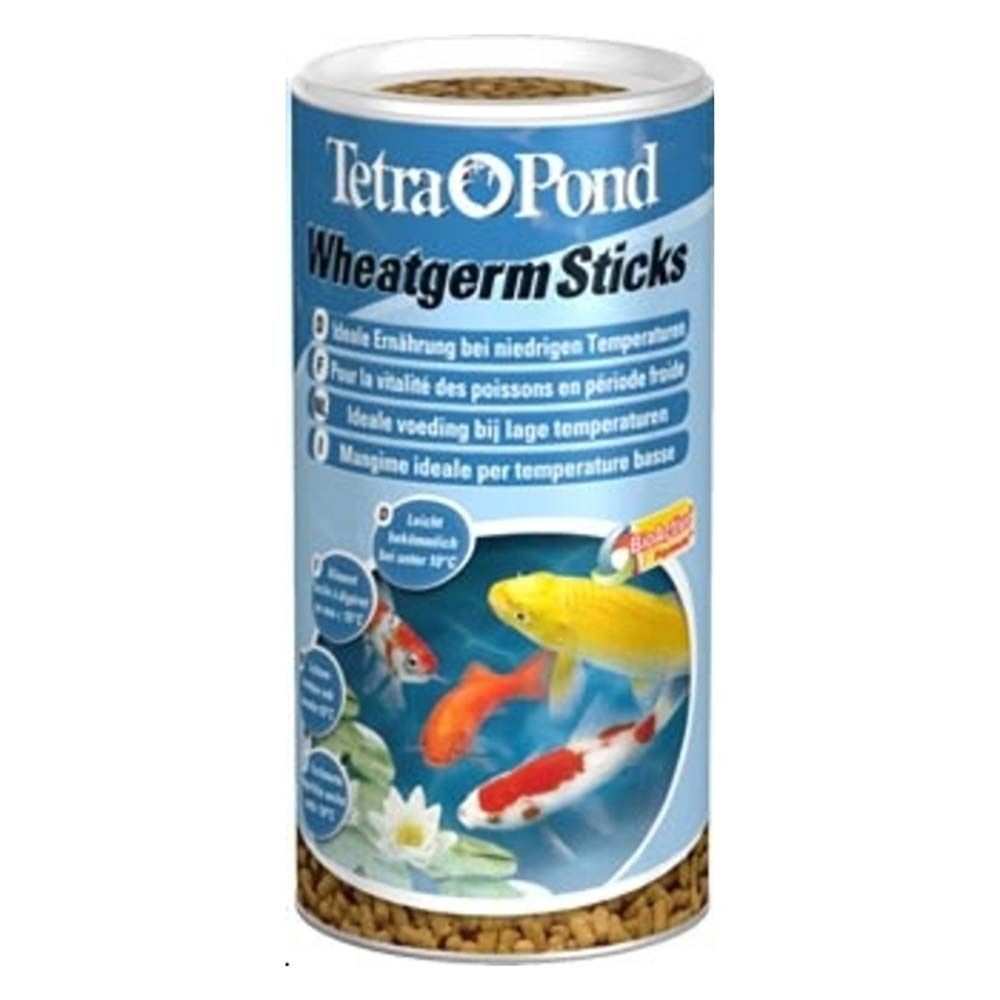 Tetra Pond WheatGerm Sticks 1 л - корм для прудовых рыб плавающий (используется при низкой температуре)