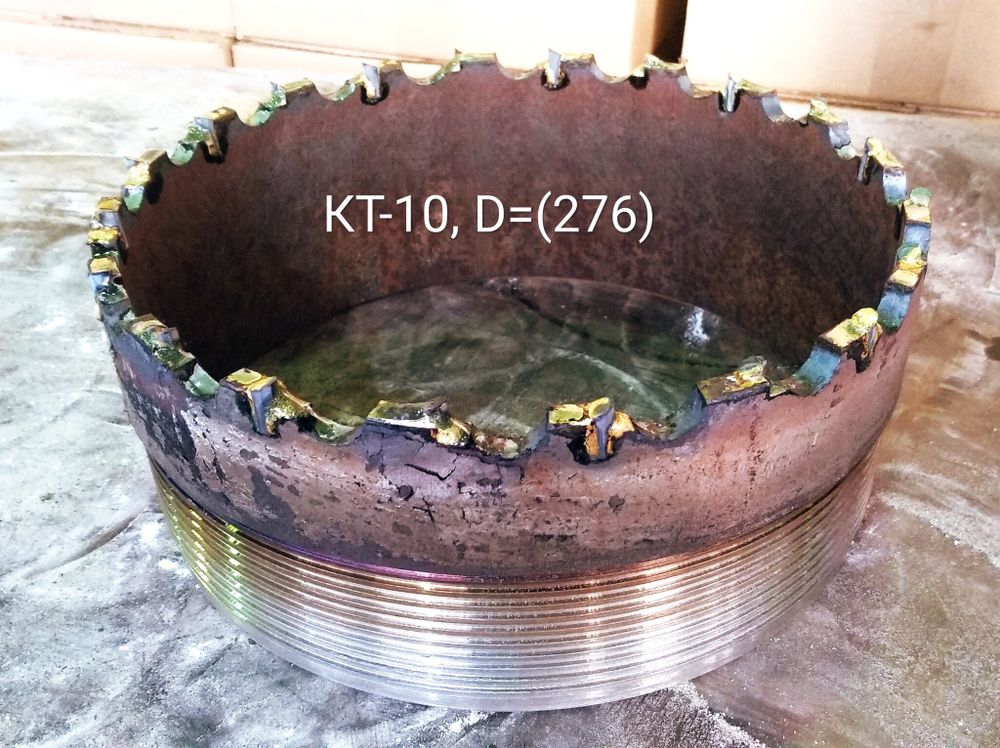 Коронка твердосплавная, усиленная КТ-10, D=(222)