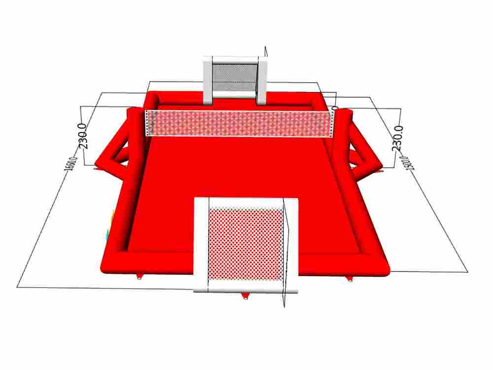 Надувной бассейн «Футбольное, волейбольное поле» 15*8*0,65 м