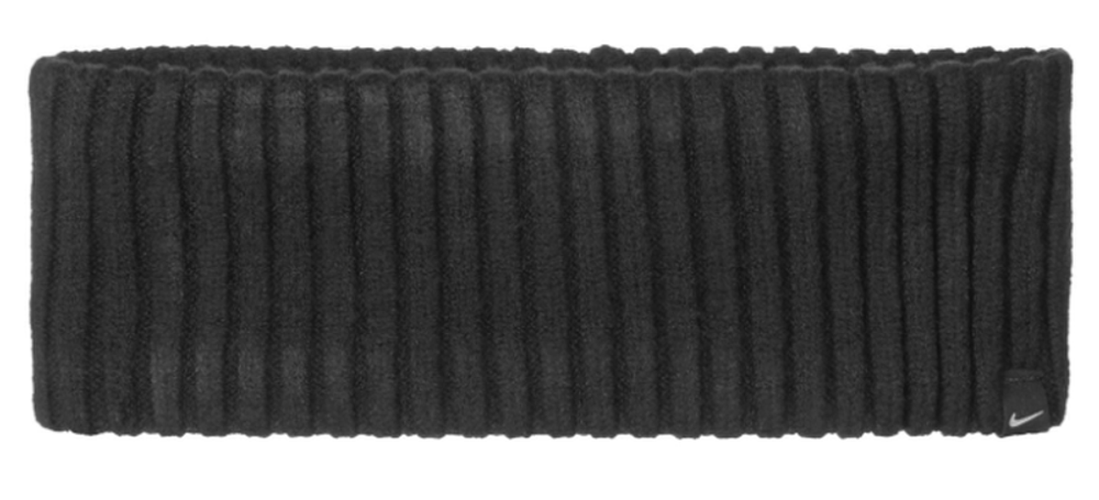 Теннисная бандана Nike Knit Headband - black/silver