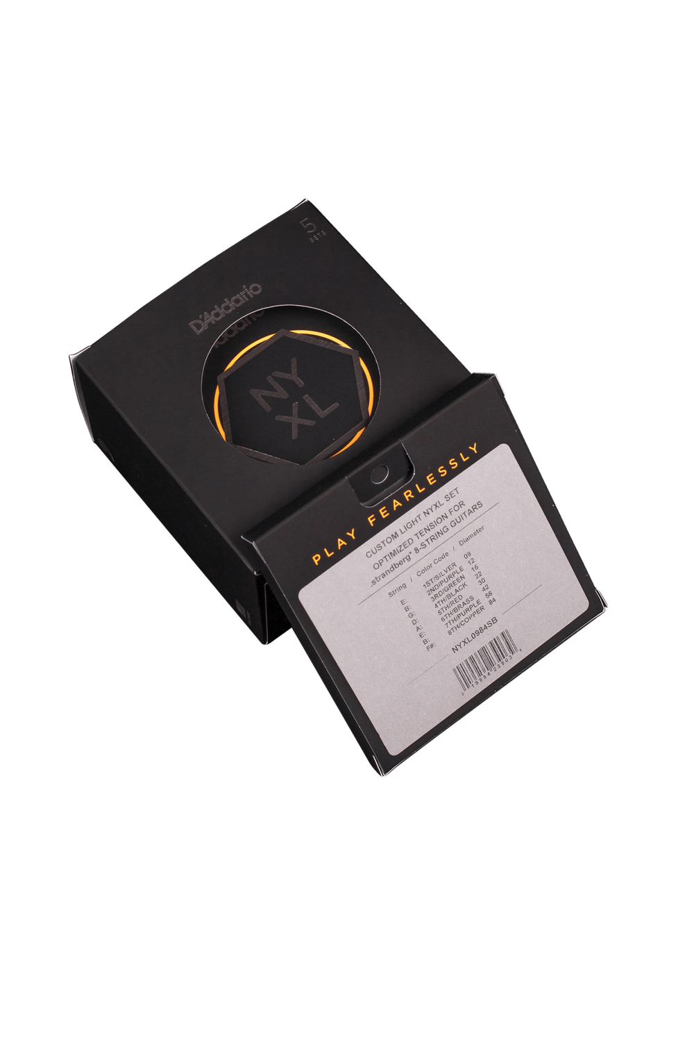 D'Addario NYXL 9-84 Optimized Tension Strings for 8-string Strandberg (1 Set)