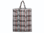 Сумка хозяйственная на молнии Клетка 40*35*15см