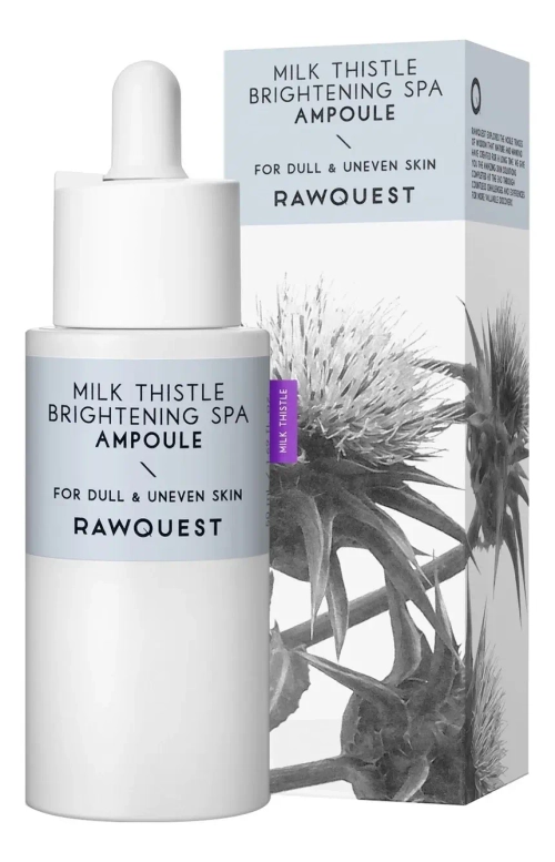 RAWQUEST Сыворотка для лица с экстрактом расторопши-Milk thistle Brightening SPA Ampoule, 20мл
