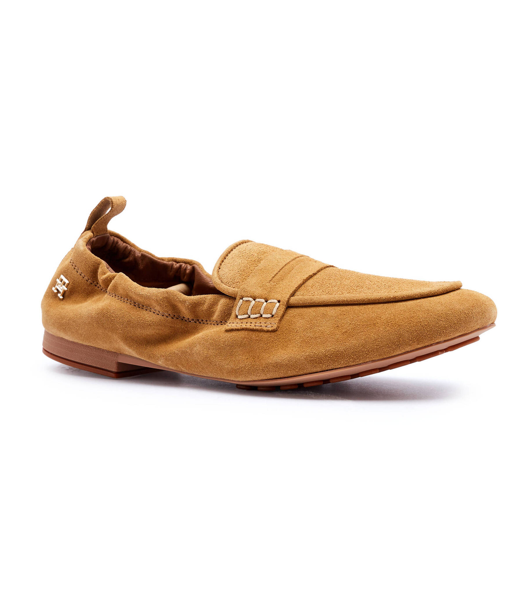 Кожаные мокасины Tommy Hilfiger - горчичный(FW0FW07714)