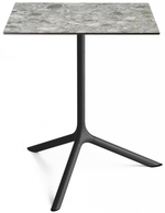 Стол ламинированный обеденный Scab Design Tripe Maxi, черный, зернистый