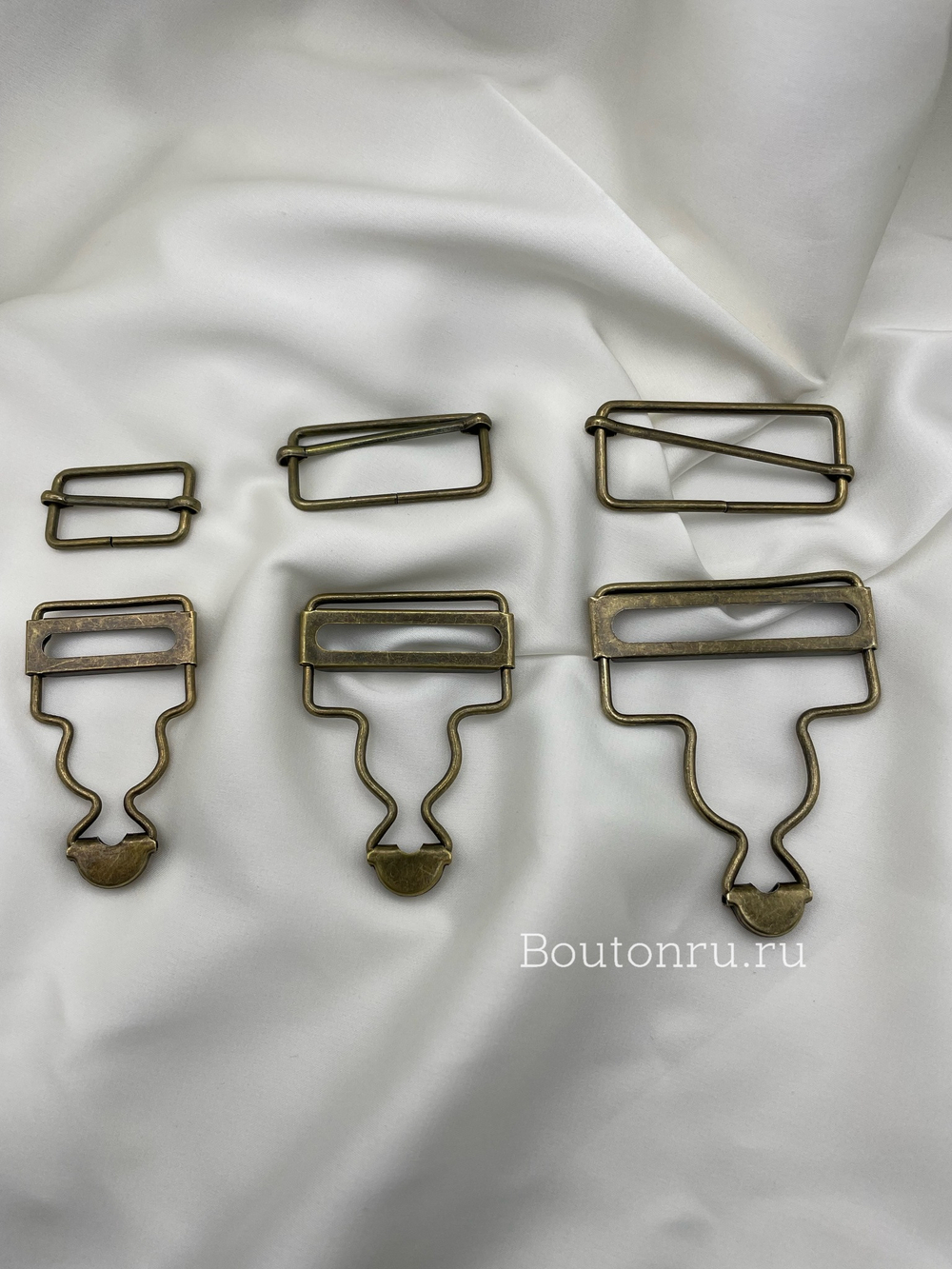Пряжка для комбинезона бронза