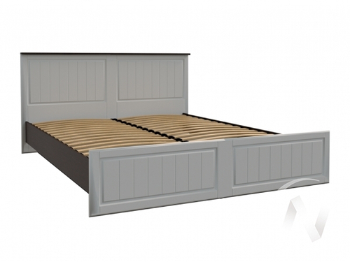 Кровать 1400 секция-14 НКМ Венеция-1 (венге/белое дерево)