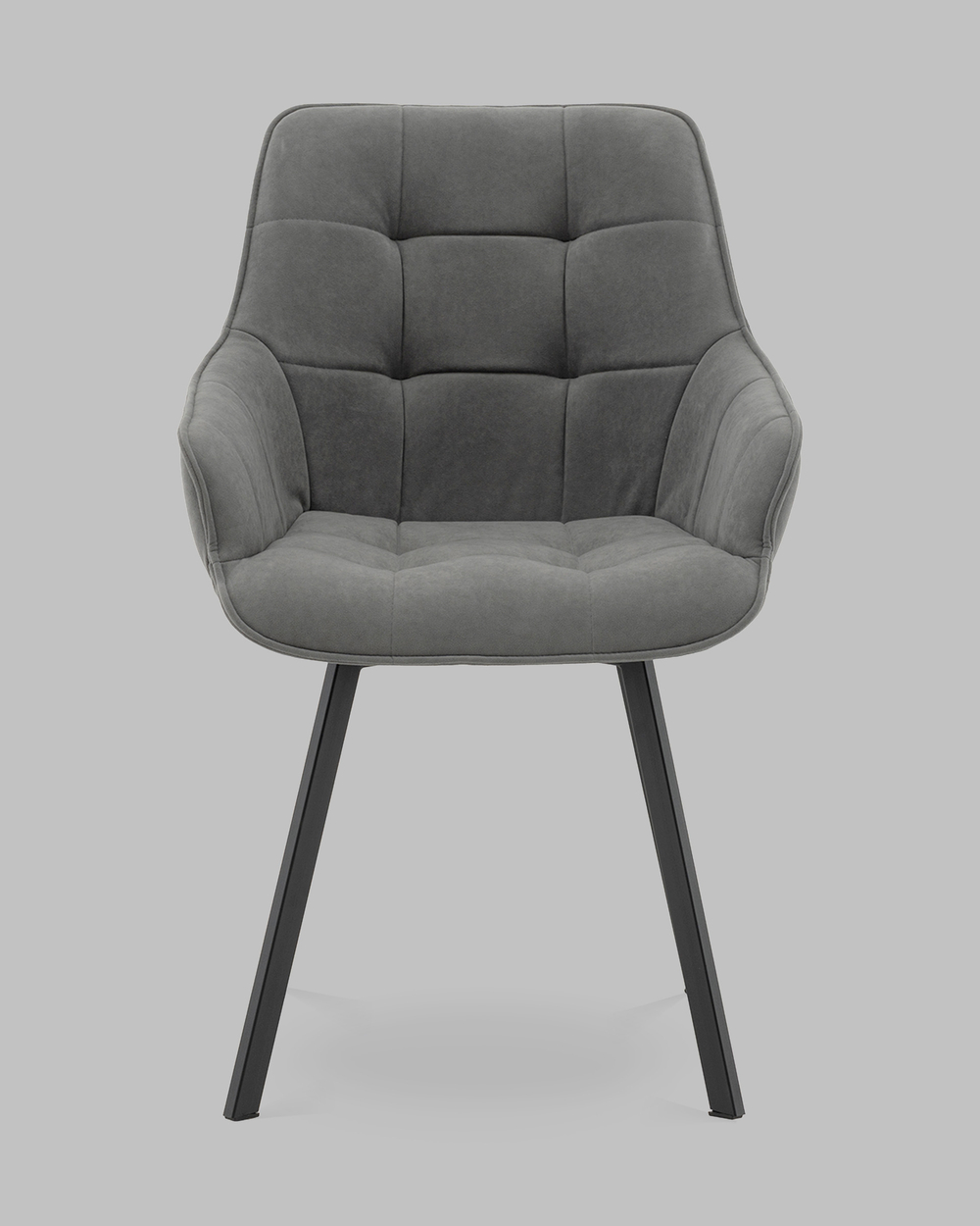 Стул Амальри велюр светло-серый