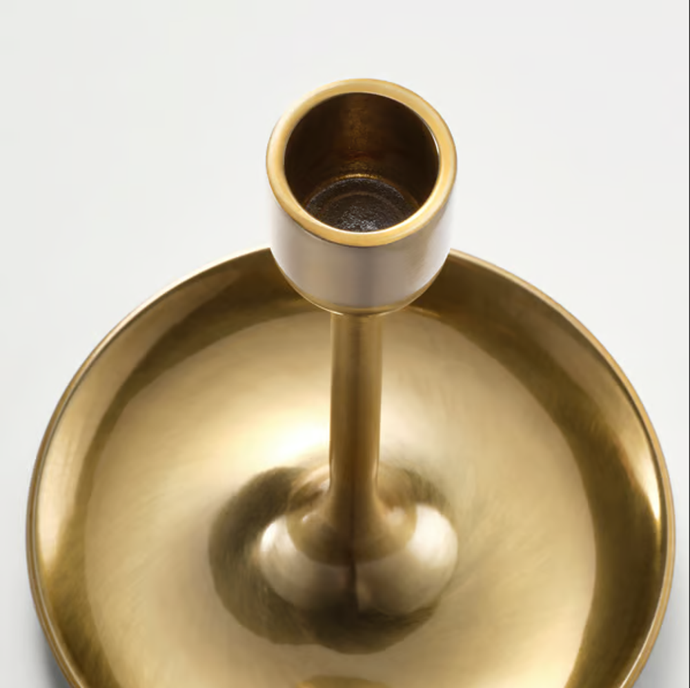 FULLTALIG — подсвечники, набор 3 шт. цвета латуни (006.089.70)