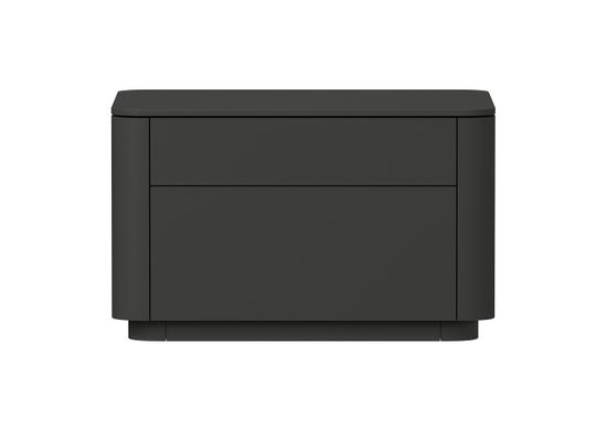 Тумба прикроватная Tammi 2 ящика ширина 60 см (черный)