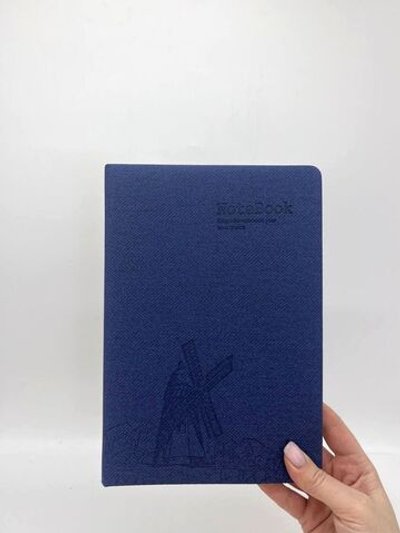 Блокнот 112 л. В5 25*17,5 см лин. син.джинс (7674-13)