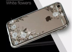 Чехол силиконовый с цветами для Iphone 6/6S