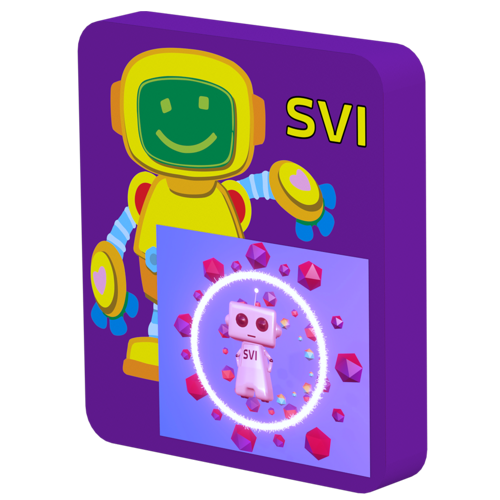 Логопедическая интерактивная панель SVI Робот Говорун – мини (стандартный вариант N 2)