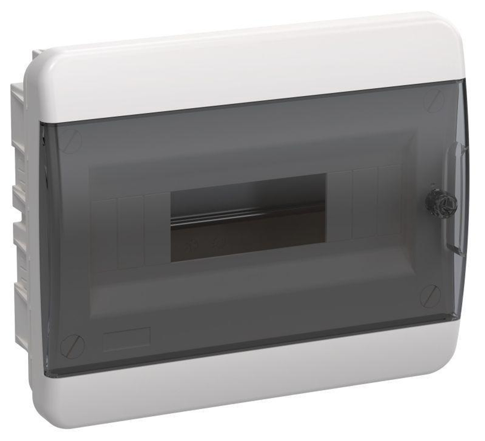 Щит IEK/Tekfor встраиваемый 12 мод. IP41, прозрачная черная дверца