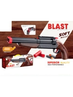 Ружье двустволка игрушечное с мягкими пулями, отстрел гильз