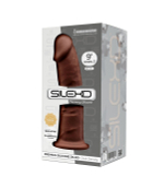 Коричневый фаллоимитатор SILEXD Model 2 - 23 см. (Цвет: коричневый)