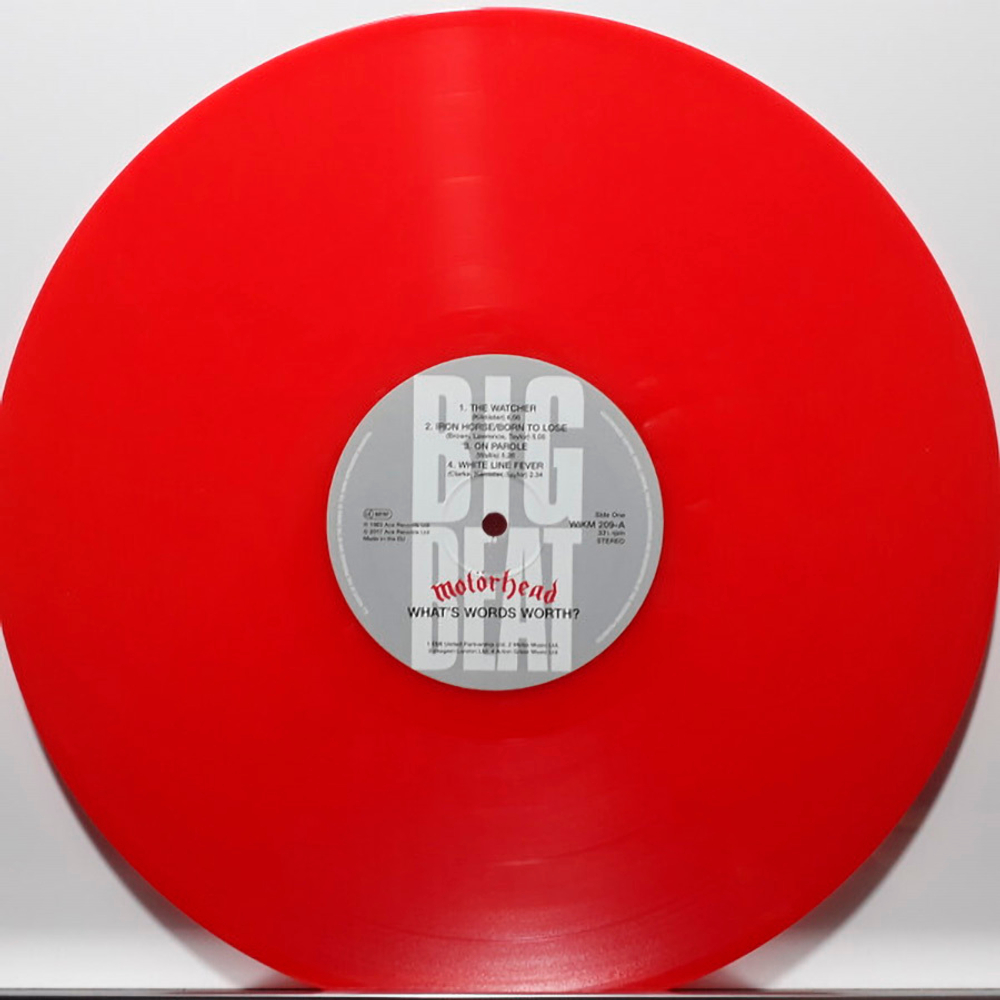 Motorhead / What's Words Worth? (Recorded Live 1978)(Coloured Vinyl)(LP)