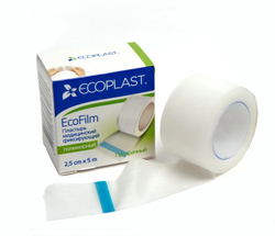 Пластырь фиксирующий  ECOFILM Ecoplast полимерный