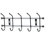 Вешалка настенная 5 крючков, 470, Матовый серый, ВН5/МС