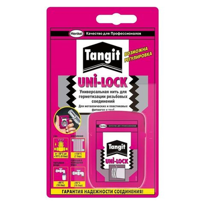 Нить сантехническая 20 м, Tangit, Uni-Lock, блистер, 793039