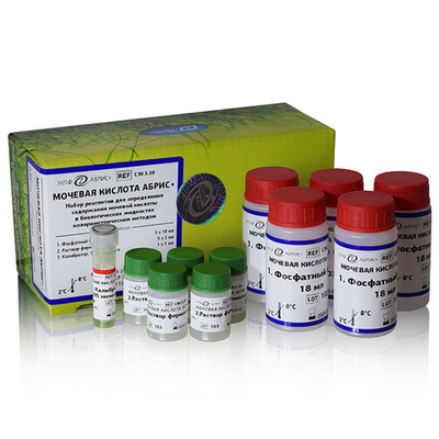 Мочевая кислота, Абрис (ферментативный м-д), 5х18мл+5х2мл, А030.5.20, уп.