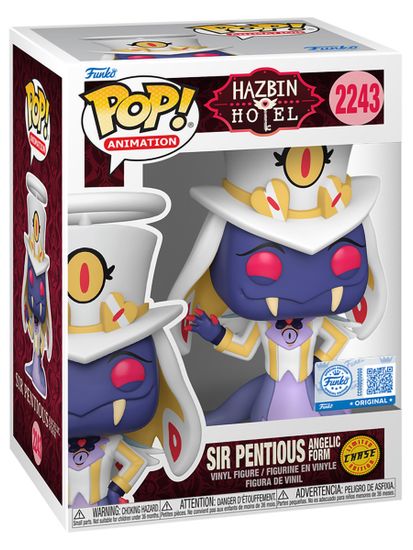 Фигурка Funko POP! Animation Hazbin Hotel Sir Pentious w/Chase SS (Exc) (2243) 91824 / Фигурка Фанко ПОП! по мотивам мультсериала "Отель Хазбин", Сэр Пентиус (ЧЕЙЗ)