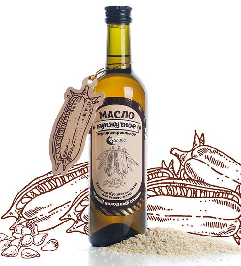 Масло кунжутное "Валиса", холодный отжим, нерафинированное, ст.бут, 375мл.