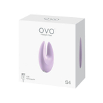 Перезаряжаемый клиторальный массажер OVO S4 (7 режимов) (Цвет: голубой)