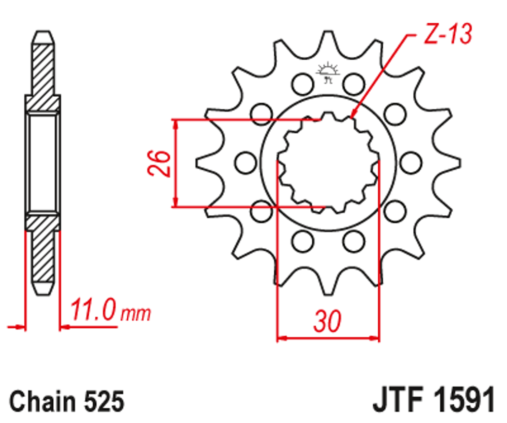 Звезда JTF1591.16