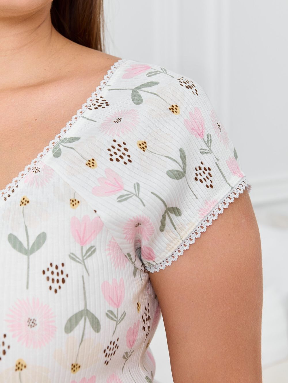 Ночная сорочка Мэри-1 Виотекс МОЛОЧНЫЙ