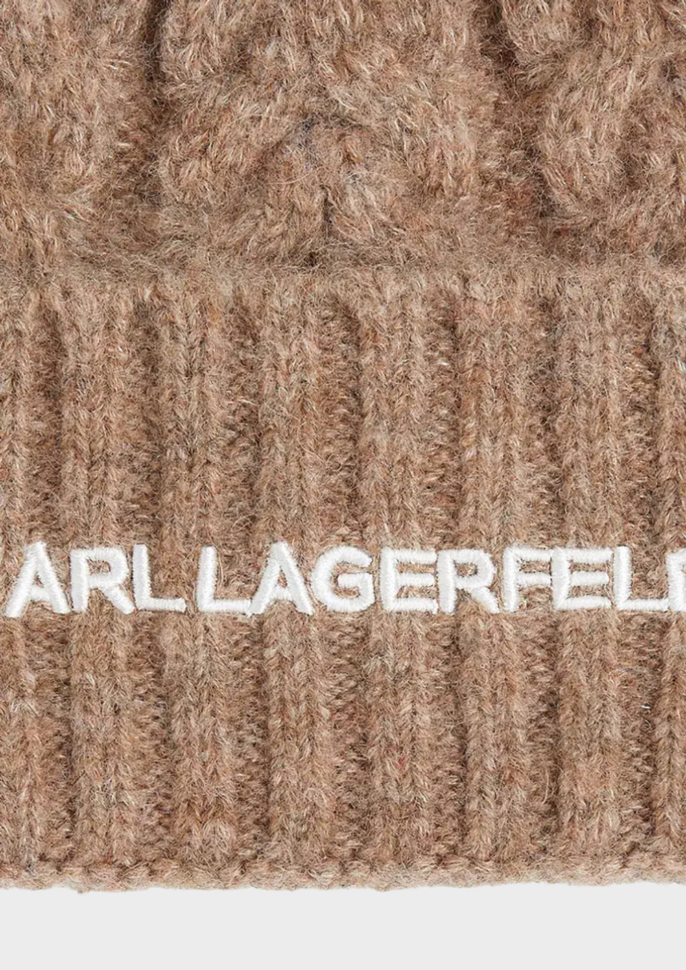 Шапка KARL LAGERFELD K/Essential Cable Knit Beanie