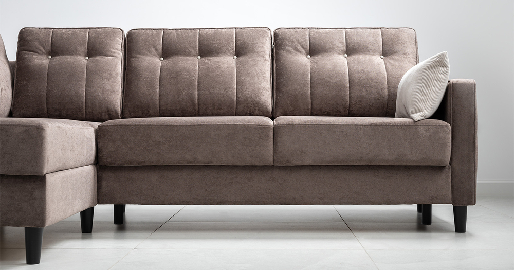 Арно Диван - кровать угловой (Арт. ТД 564 Лаки 06 (коричневый перламутр))