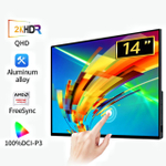 14" Портативный сенсорный монитор VCHANCE AQ14T 2240x1400, IPS, 2K, 60 Гц