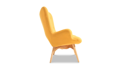 Кресло DC917 yellow-желтое