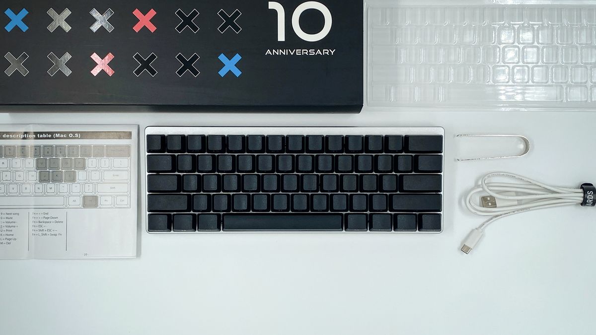 Vortex 10 — 10th Anniversary Edition RGB Cherry MX Brown купить с ...