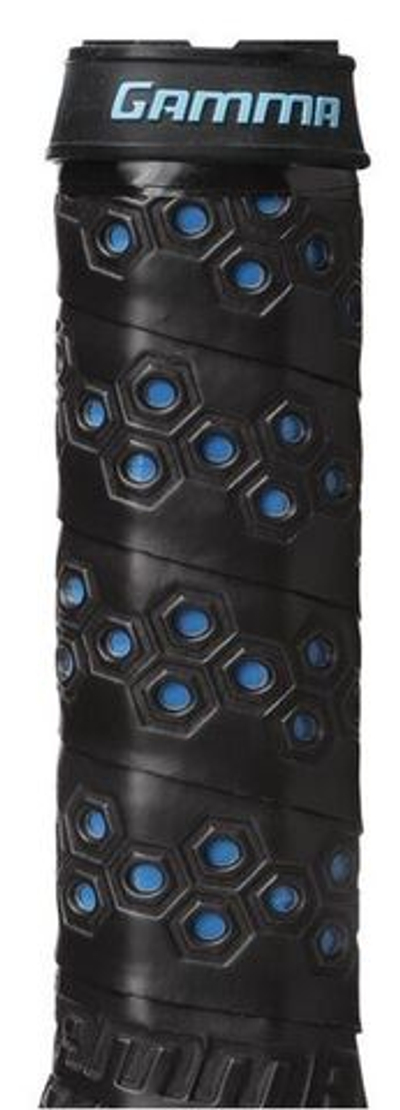Теннисные намотки базовые Gamma Honeycomb Grip 1P - black/blue