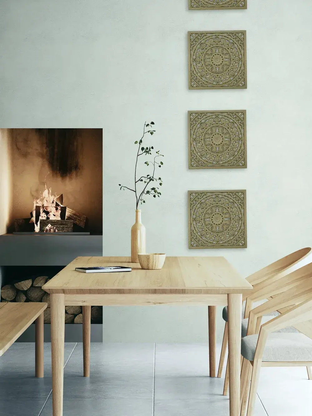 Панно на стену для интерьера 49*49 см