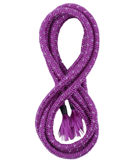 Нейлоновая скакалка для художественной гимнастики Cinderella Lurex Purple, 3м