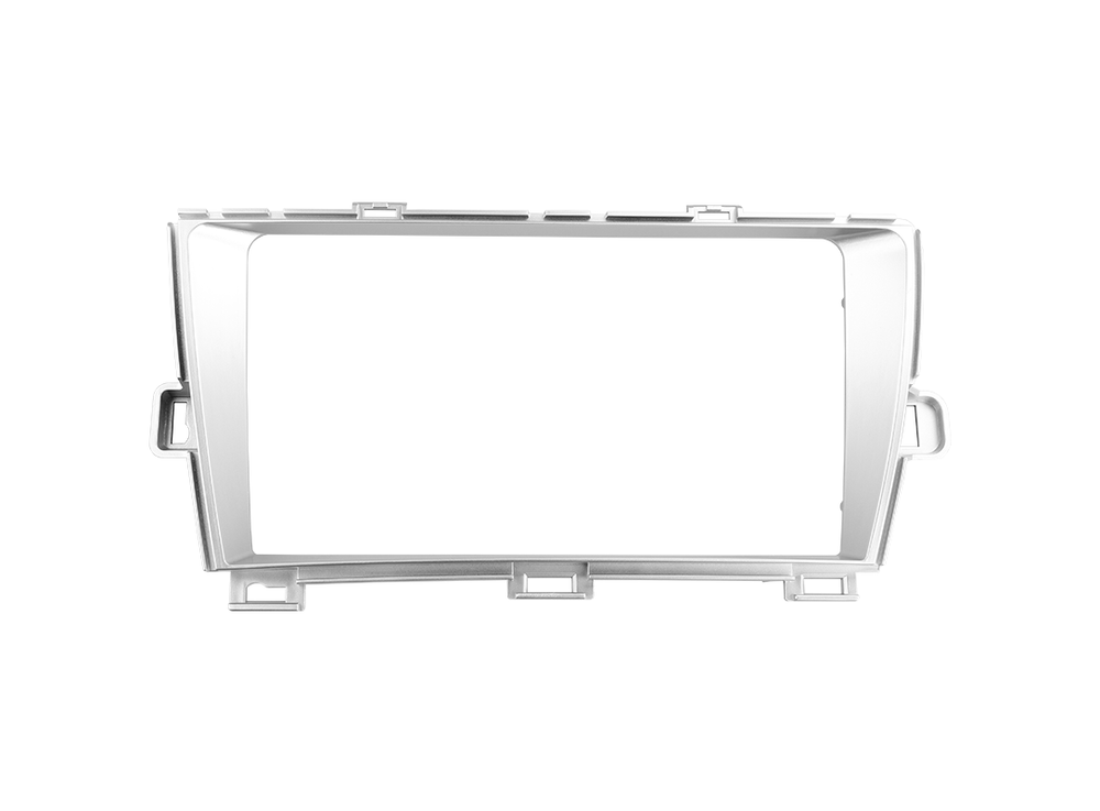 Переходная рамка для Toyota Prius 3 XW30 (прав.руль, серебро) 2009-2015 9.0&quot;