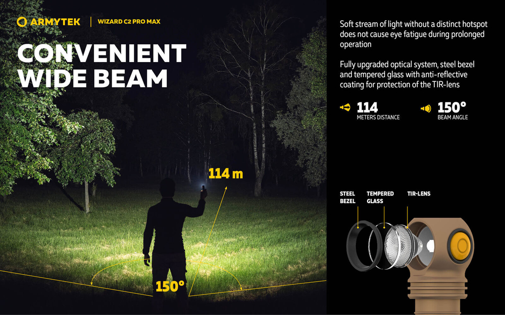 Мультифонарь ARMYTEK WIZARD C2 PRO MAGNET OLIVE WHITE, белый, F08701CO