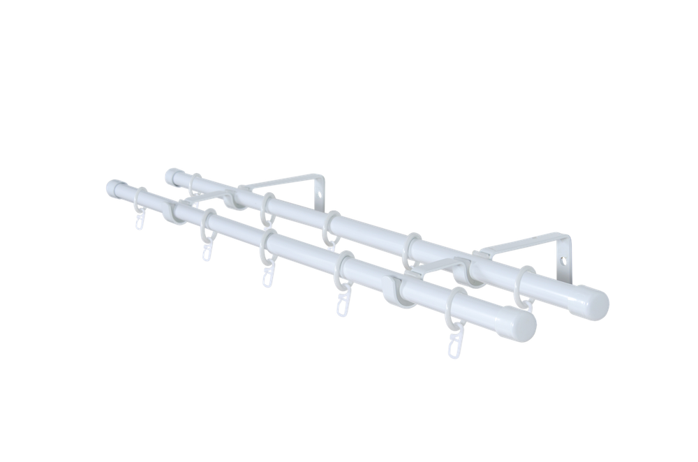 карниз кованный двухрядный "ТЕЛЕСКОП "