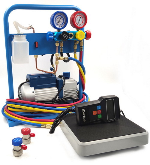 Комплект для заправки кондиционеров COMPACT AC-3014