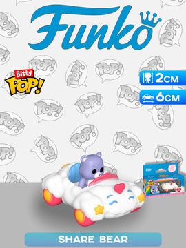 Фигурка Funko Bitty POP! Rides Care Bears Share Bear and Cloud Mobile 86927 / Фигурка Фанко Битти ПОП! по мотивам мультфильма "Заботливые мишки", Share Bear