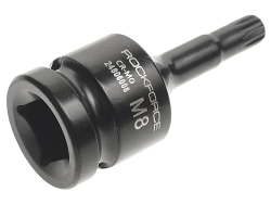 Головка-бита SPLINE ударная 1/2", M8 ROCKFORCE RF-24806008
